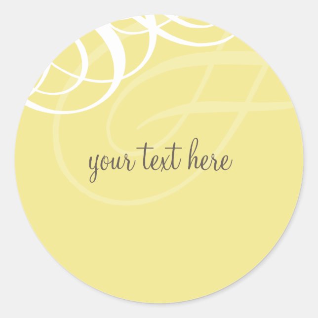 Adesivo Redondo Selo de proteção: voga 3 (Frente)