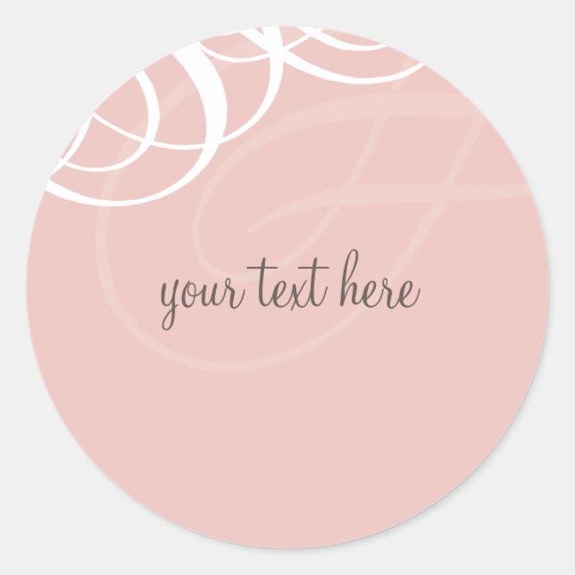 Adesivo Redondo Selo de proteção: voga de desenho 9 (Frente)