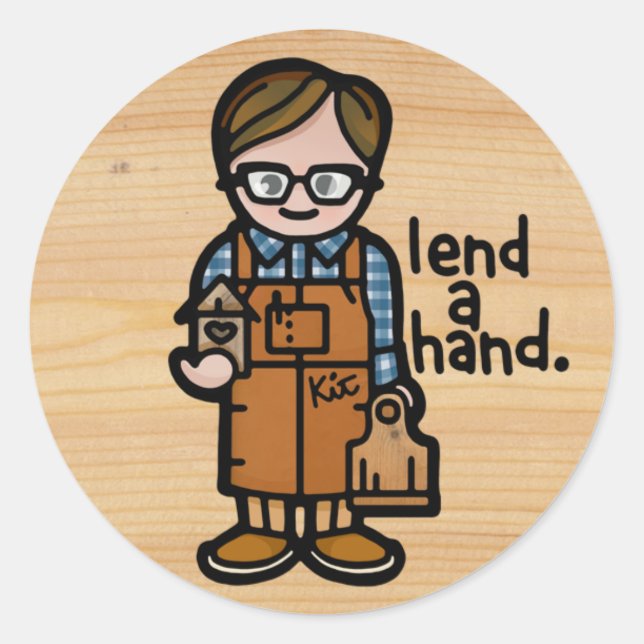 Adesivo Redondo selo de qualidade. (Frente)