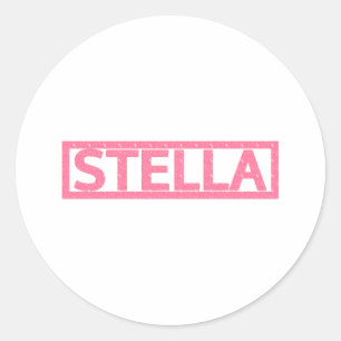 Adesivo Redondo Selo de Stella