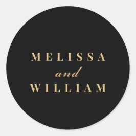 Adesivo Redondo Selo de Vidro Moderno