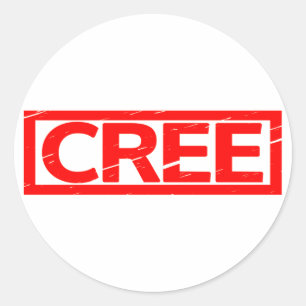 Adesivo Redondo Selo do Cree