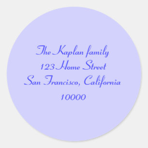 Adesivo Redondo Selo do envelope de Mitzvah do bastão de Ariana