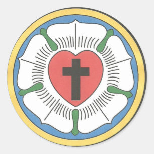 Adesivo Redondo Selo do Lutheran