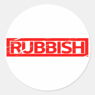 Adesivo Redondo Selo dos desperdícios