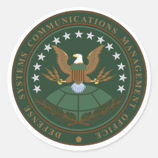 Adesivo Redondo Selo DSCMO subjugado