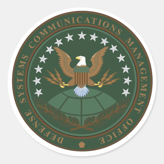 Adesivo Redondo Selo DSCMO subjugado (Frente)