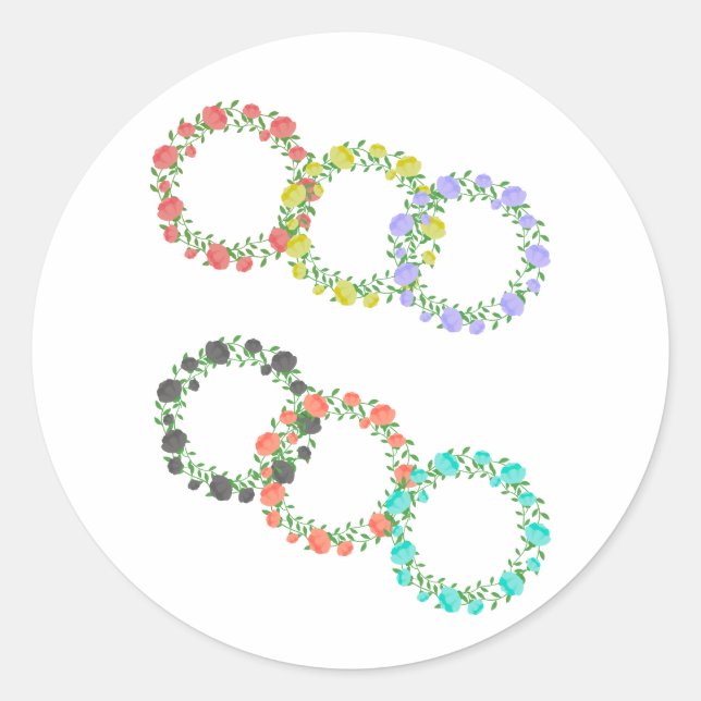 Adesivo Redondo selos de envelope (Frente)