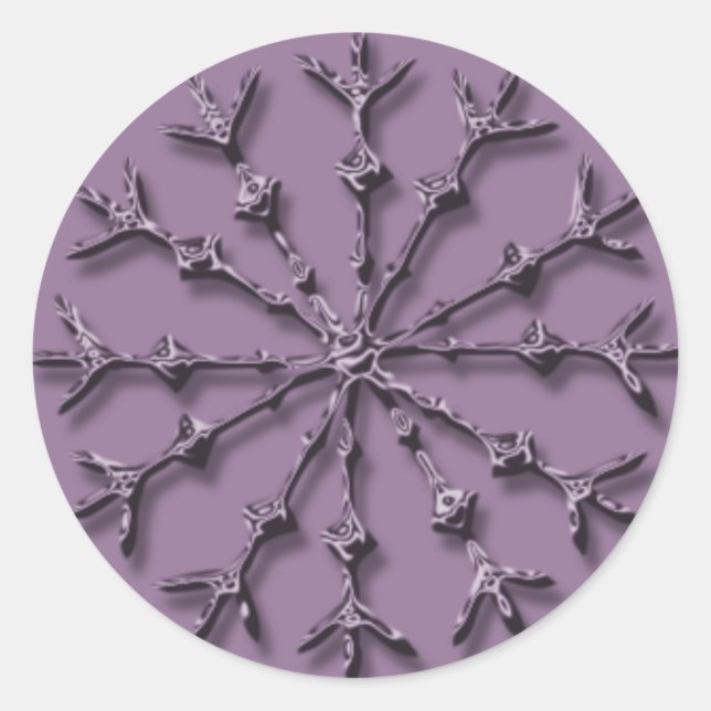 Adesivo Redondo Selos de Envelope de Cartão de Feriado Personalizá (Frente)