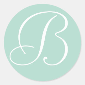 Adesivo Redondo Selos De Envelope De Casamento Monograma De Casa D