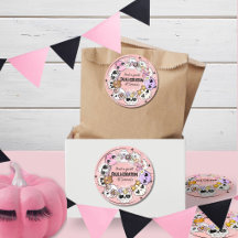 Selos de Envelope de Halloween para Caixas e Sacos