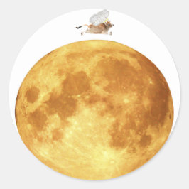 Adesivo Redondo Selos De Envelope De Vaca Santa