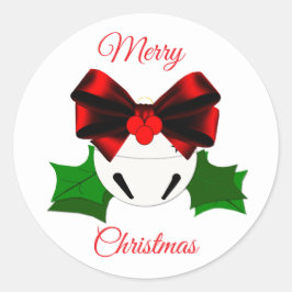 Adesivo Redondo Selos de Envelope Jingle Bell
