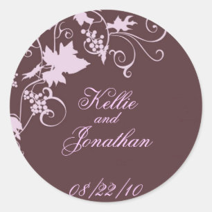 Adesivo Redondo Selos de Envelope ou Favor