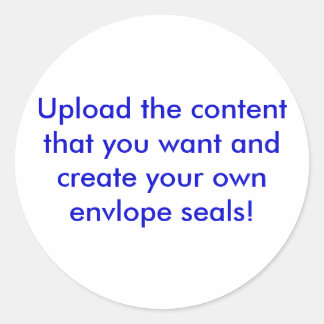 Adesivo Redondo Selos de Envelope Personalizados