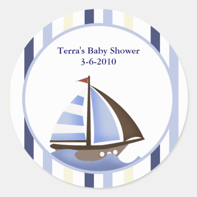 Adesivo Redondo Selos de envelopes/adesivos AHOY MATE (Frente)