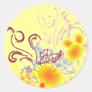 Adesivo Redondo Selos de FloralMix