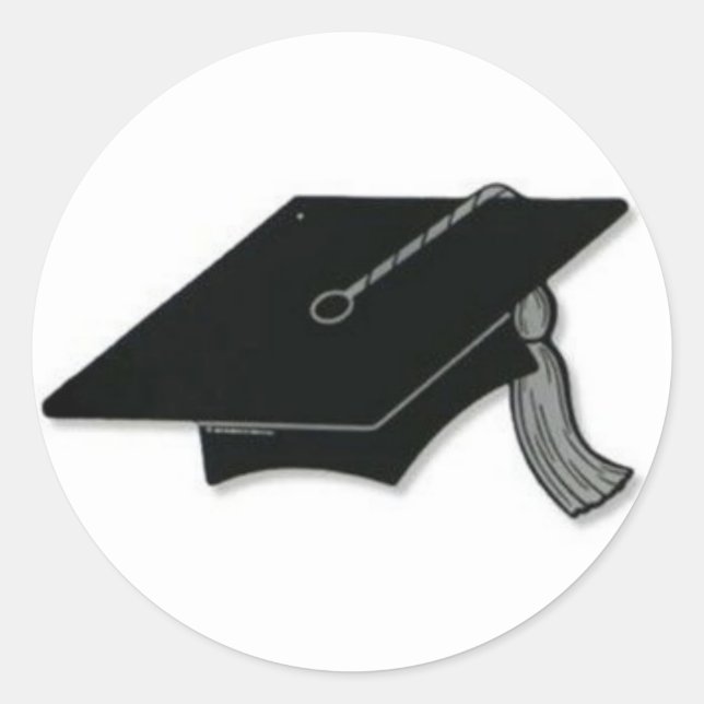 Adesivo Redondo Selos De Graduação (Frente)