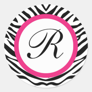 Adesivo Redondo Selos de zebra - Redondos