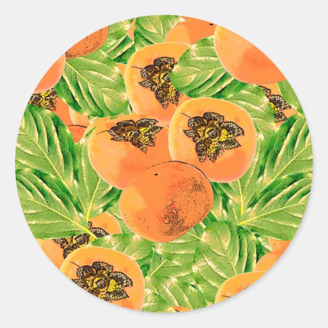 Adesivo Redondo selva de perssimon (Frente)