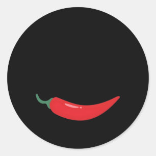Adesivo Redondo Sem calor Sem Comida picante