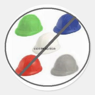 Adesivo Redondo Sem Contratantes