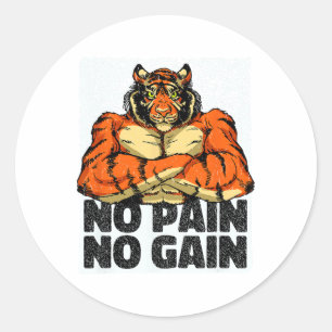 Adesivo Redondo Sem Dor Sem Ganho Academia Tiger Treino Mma Muscul