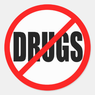 ADESIVO REDONDO SEM DROGAS