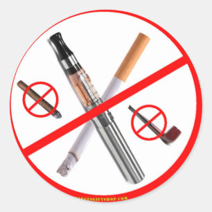 ADESIVO REDONDO SEM FUMAR