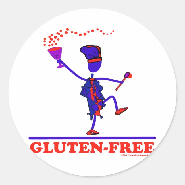 ADESIVO REDONDO SEM GLUTEN (Frente)