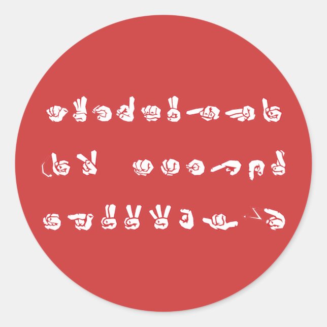 Adesivo Redondo Sem Grafite L ASL (Frente)