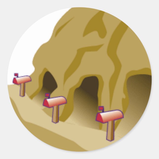 Adesivo Redondo Sem Lugar Como Casa (Frente)