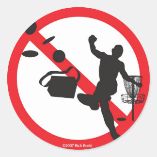 Adesivo Redondo sem maus esportes