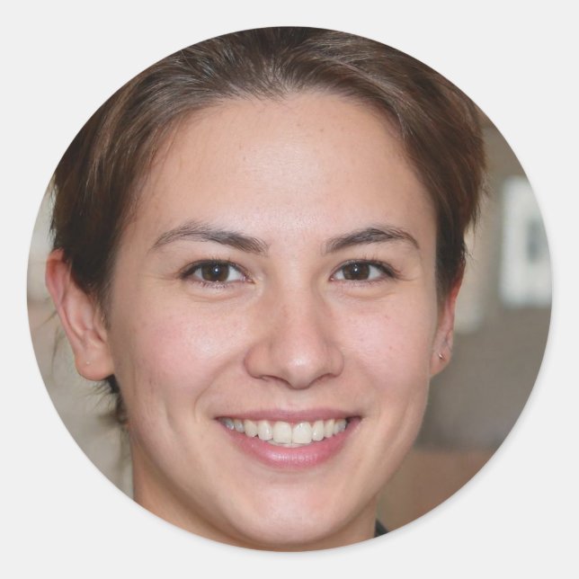 Adesivo Redondo Sem medo (Frente)