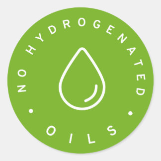 Adesivo Redondo Sem óleos hidrogenados