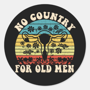 Adesivo Redondo Sem País Para O Útero Do Homem Velho