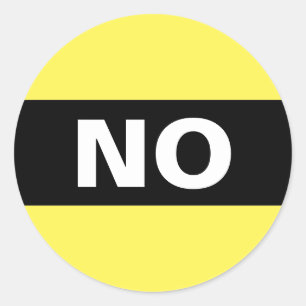 Adesivo Redondo Sem preto e branco simples e preto