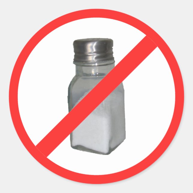 Adesivo Redondo Sem sal (Frente)