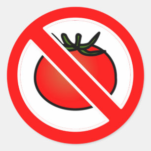 Adesivo Redondo Sem Tomates
