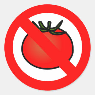 Adesivo Redondo Sem Tomates