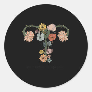 Adesivo Redondo Sem útero Sem Opinião Feminista Pró Escolha Mulher