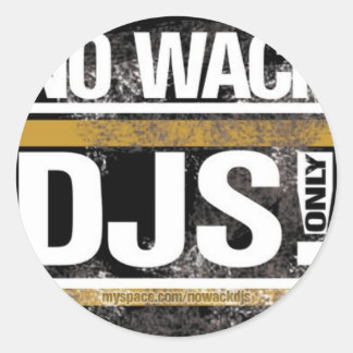 Adesivo Redondo Sem Wack DJs Round Sticker