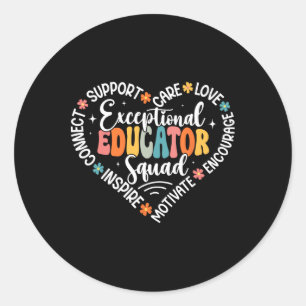 Adesivo Redondo Semana de Apreciação da Equipe de Educadores Excep