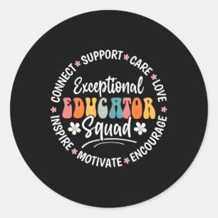 Adesivo Redondo Semana de Apreciação da Equipe de Educadores Excep