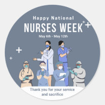 Semana de Enfermeiros Nacionais Personalizáveis