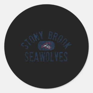 Adesivo Redondo Semana de Stony Brook Seawolves