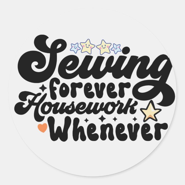 Adesivo Redondo Semente para sempre (Frente)