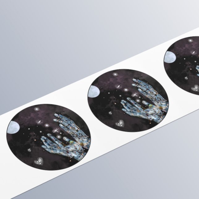 Adesivo Redondo Sementes do Destino! (Criador carregado)