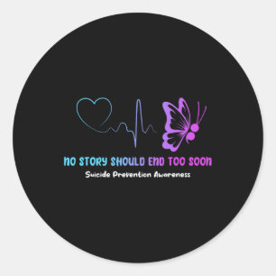 Adesivo Redondo Semicolon Butterfly H