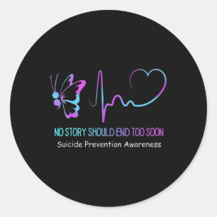 Adesivo Redondo Semicolon Butterfly H